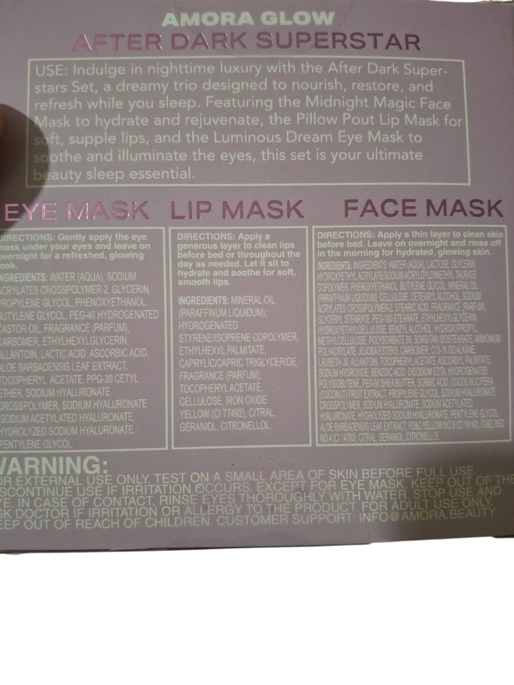After Dark Superstar Skincare Mask Set - Lavender